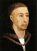WEYDEN, Rogier van der Portrait of Philip the Good oil painting artist